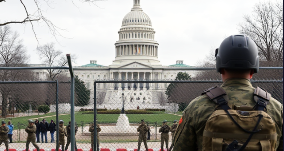 Trump’s Inauguration Braces For The Worst With Troops, Drones, And Fences